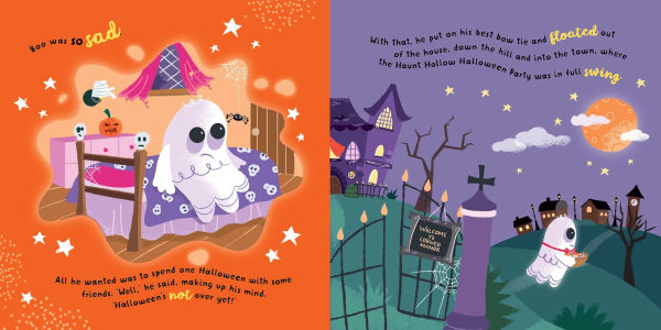 Boo the Friendly Ghost: Padded Board Book: Padded Hardcover Picture Storybook