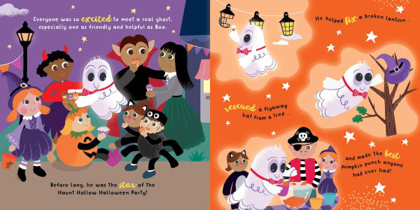 Boo the Friendly Ghost: Padded Board Book: Padded Hardcover Picture Storybook