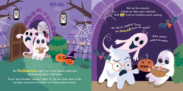 Boo the Friendly Ghost: Padded Board Book: Padded Hardcover Picture Storybook