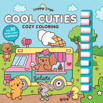 Alternative view 1 of Cool Cuties: Cozy Coloring Kit: Deluxe Folder with 10 Markers!