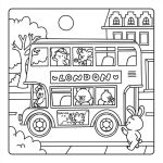 Alternative view 7 of Cool Cuties: Cozy Coloring Kit: Deluxe Folder with 10 Markers!