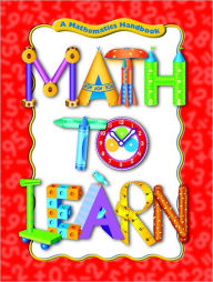 Math to Learn: Handbook (Hardcover) 2006