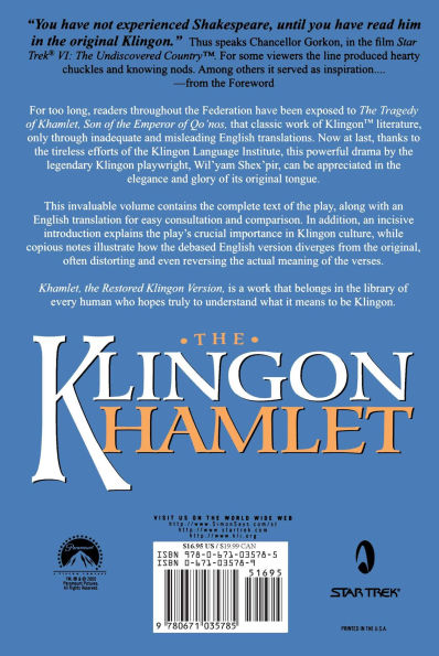 The Klingon Hamlet
