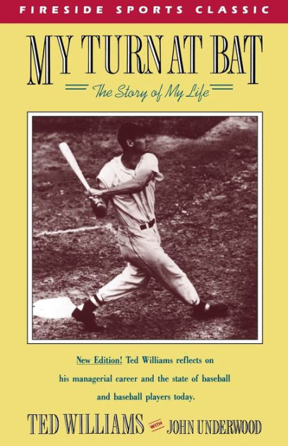 Ted Williams and John Updike at bat