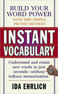 Title: Instant Vocabulary, Author: Ida Ehrlich