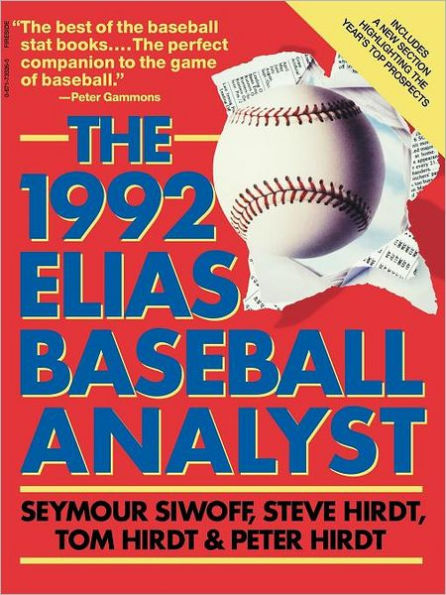 Elias Baseball Analyst 1992