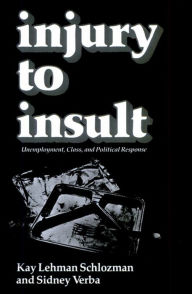 Title: Injury to Insult: Unemployment, Class, and Political Response, Author: Kay Lehman Schlozman