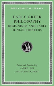 Title: Early Greek Philosophy, Volume I: Introductory and Reference Materials, Author: Harvard University Press