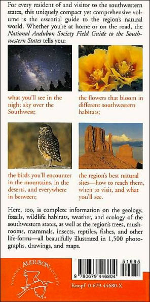 National Audubon Society Regional Guide to the Southwestern States: Arizona, New Mexico, Nevada, Utah