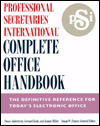 Professional Secretaries International: Complete Office Handbook