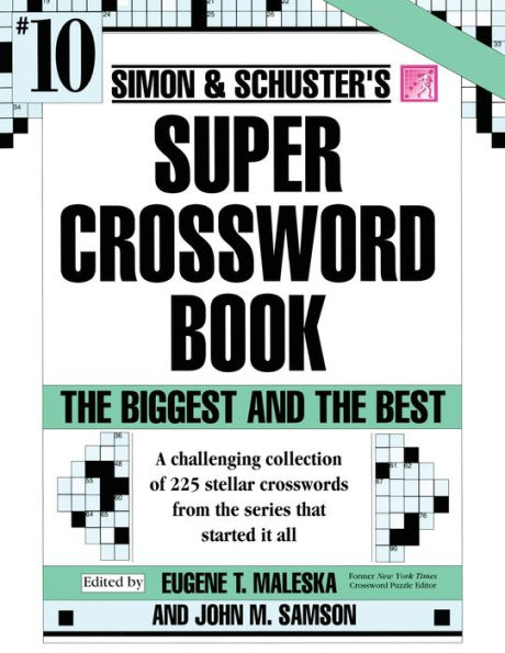 Simon & Schuster Super Crossword Puzzle Book #10