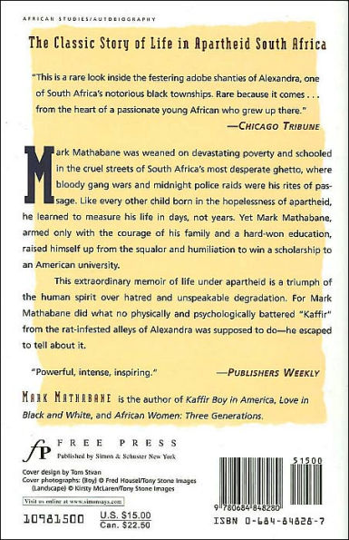 Kaffir Boy: The True Story Of A Black Youths Coming Of Age In Apartheid South Africa