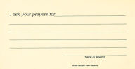 Prayer Request Card (Package of 25)