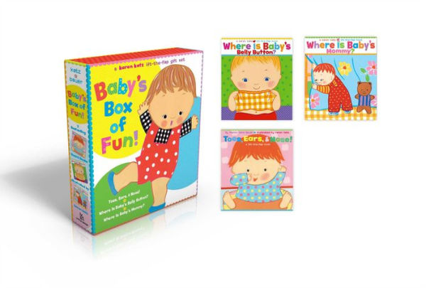 Baby's Box of Fun (Boxed Set): A Karen Katz Lift-the-Flap Gift Set: Where Is Baby's Bellybutton?; Where Is Baby's Mommy?: Toes, Ears, & Nose!