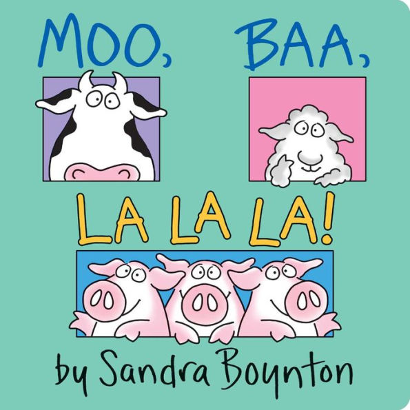 Moo, Baa, La La La!: Oversized Lap Board Book