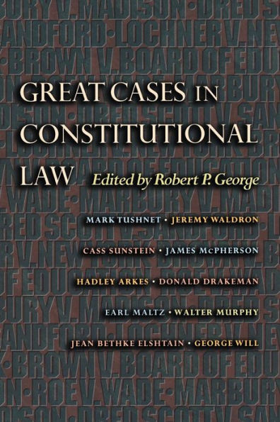 Great Cases in Constitutional Law