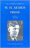 Title: The Complete Works of W. H. Auden: Prose, Volume II: 1939-1948 / Edition 1, Author: W. H. Auden