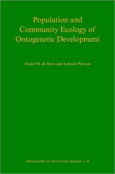 Population and Community Ecology of Ontogenetic Development