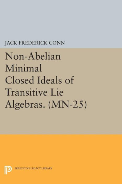 Non-Abelian Minimal Closed Ideals of Transitive Lie Algebras