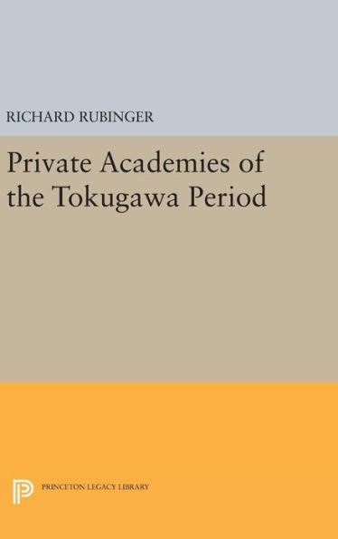 Private Academies of the Tokugawa Period