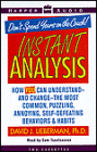 Instant Analysis: How You Can Understand-and Change-the Most Common, Puzzling, Annoying, Self-Defeating Behaviors and Habits (2 Cassettes)