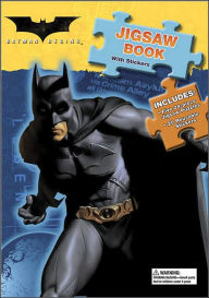 Batman Begins: Jigsaw Book with Stickers: Five 24-piece Puzzles, Reusable Stickers