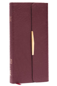 Title: KJV Compact Checkbook Bible, Burgundy Bonded Leather, Red Letter: King James Version, Holy Bible, Author: Thomas Nelson