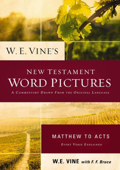 W. E. Vine's New Testament Word Pictures: Matthew to Acts: A Commentary Drawn from the Original Languages