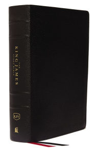 Title: KJV, The King James Study Bible, Genuine Leather, Black, Thumb Indexed, Red Letter, Full-Color Edition: Holy Bible, King James Version, Author: Thomas Nelson