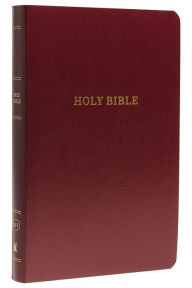 Title: KJV Holy Bible: Gift and Award, Burgundy Leather-Look, Red Letter, Comfort Print: King James Version, Author: Thomas Nelson