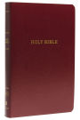 KJV Holy Bible: Gift and Award, Burgundy Leather-Look, Red Letter, Comfort Print: King James Version