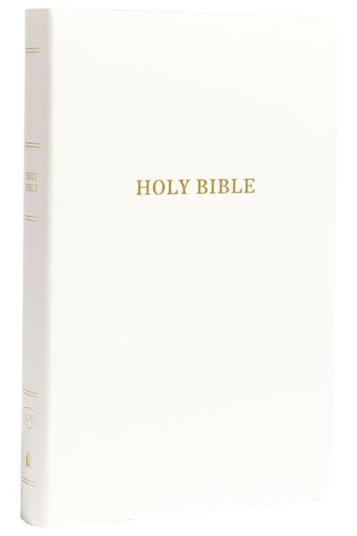 KJV Holy Bible: Gift and Award, White Leather-Look, Red Letter, Comfort Print: King James Version