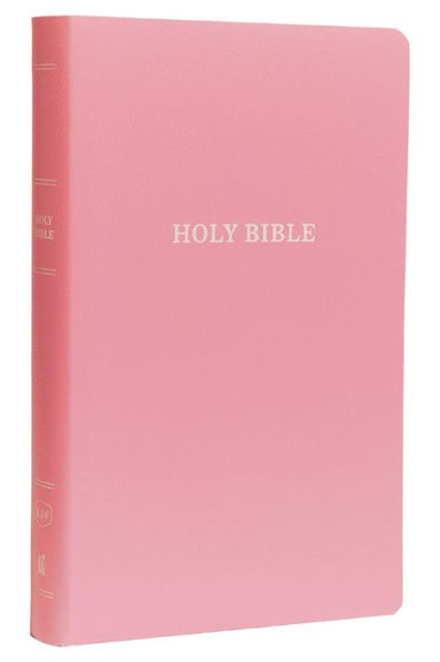 KJV Holy Bible: Gift and Award, Pink Leather-Look, Red Letter, Comfort Print: King James Version