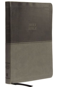 KJV Holy Bible: Value Large Print Thinline, Gray Leathersoft, Red Letter, Comfort Print: King James Version