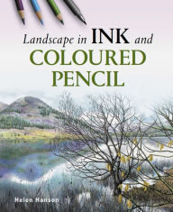 Title: Landscape in Ink and Coloured Pencil, Author: Helen Hanson