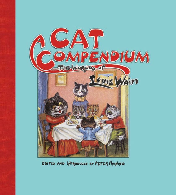 Louis Wain Cat Tales-Cat Reading Book Art Print