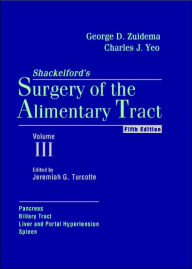 Surgery of The Alimentary Tract: Pancreas, Biliary Tract, Liver & Portal Hyperten,SpleenVol 3