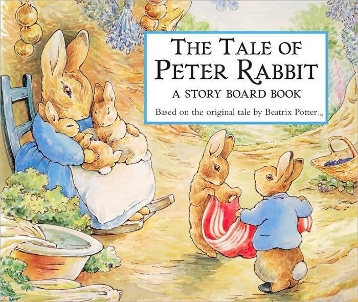 The Tale of Peter Rabbit by Beatrix Potter. Modern.
