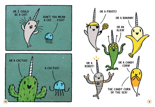A Super Scary Narwhalloween (A Narwhal and Jelly Book #8)