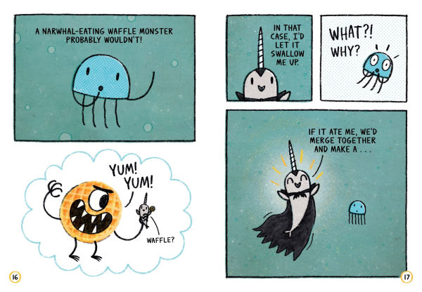 A Super Scary Narwhalloween (A Narwhal and Jelly Book #8)