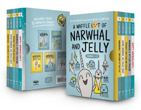 A Waffle Lot of Narwhal and Jelly (Hardcover Books 1-5)