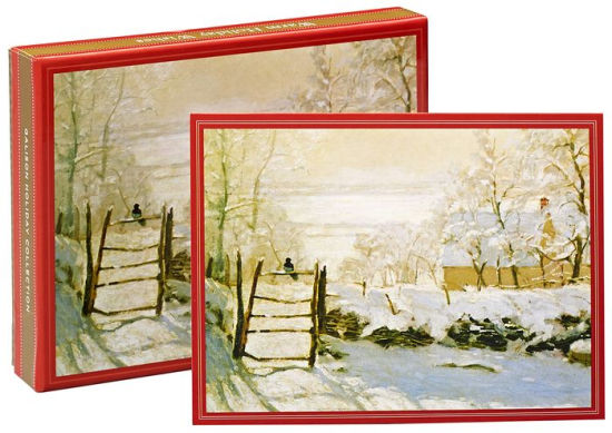 Monet Magpie Holiday Boxed Card by Galison Books | Barnes &amp; Noble®
