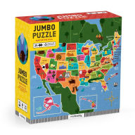 Title: Map of the USA Jumbo Puzzle