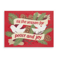 Peace and Joy Doves Holiday Glitz