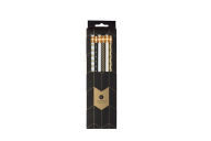 Set of 8 Modern Gold Patterned Pencils