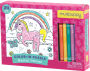 Magical Unicorn Color-in Puzzle