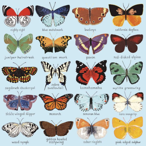 Butterflies of North America 500 Piece Family Puzzle