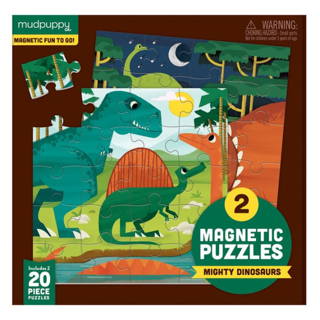 Nova Design Group Magnetic Dinosaur 15 Piece Puzzle for sale