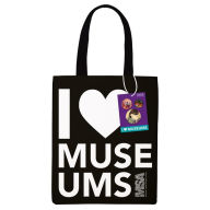Title: I Heart Museums Tote Bag