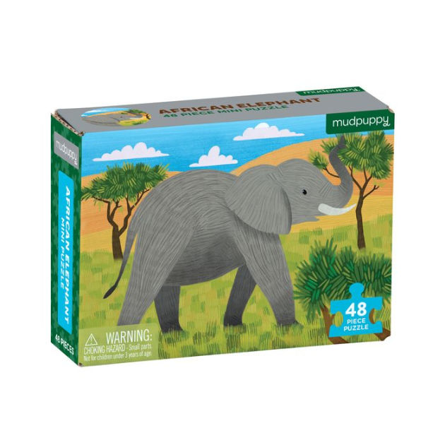 Elephant Rhino and Giraffe DIY 3D puzzle Minikit Africa Trophy